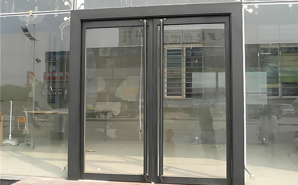 略阳玻璃地弹门