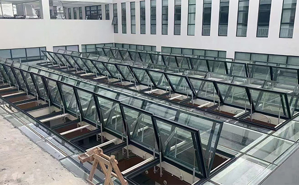 百安科技有限公司近期略阳排烟窗项目案例分享